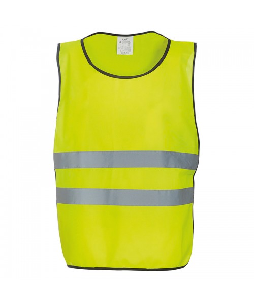 Plain Hi-vis 2-band tabard Yoko 120 GSM